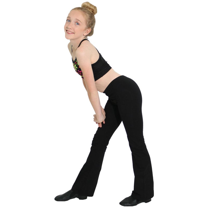 Danzcue Child Jazz Pants (6-7, Black) - Image 1